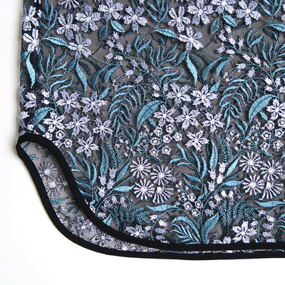 【Mame Kurogouchi/マメ】<br>Floral Lace French Sleeve Top <br>MM25SS-SH104