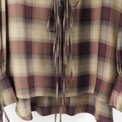 【SUGARHILL/シュガーヒル】<br>PLAID STRING SHIRTS <br>25330505