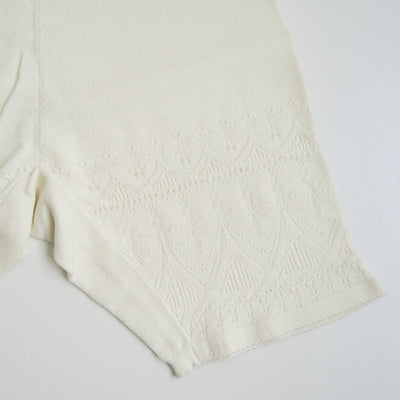 【FUMIKA UCHIDA/フミカウチダ】<br>SILK LACE KNITTING GIRDLE <br>W-KT004