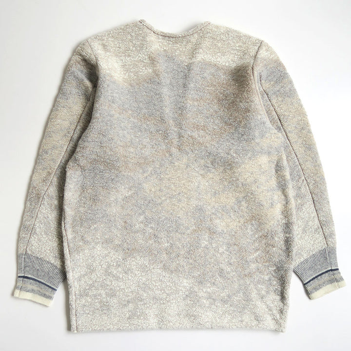 Mame Kurogouchi/マメ】Pile Jacquard Plunge Knit Top MM26FW-KN079の Mame Kurogouchi/マメ】Pile Jacquard Plunge Knit Top MM26FW-KN079の
