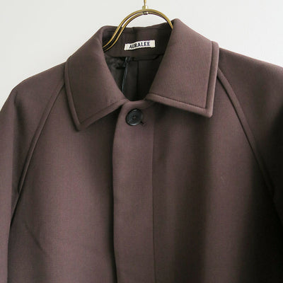 【9/5からポイント10%還元】<br>【AURALEE/オーラリー】<br>TWISTED DOUBLE CLOTH COAT <br>A25AC02WD