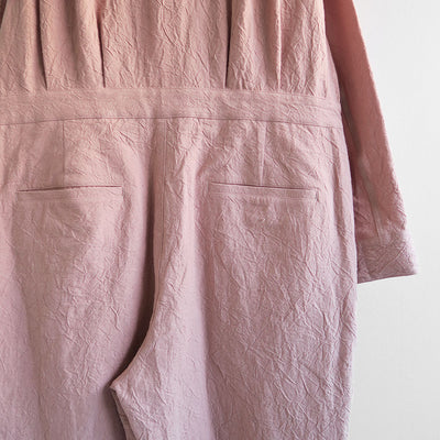 【BELPER/ベルパー】<br>WASHED LINEN JUMP SUIT <br>2111-1824