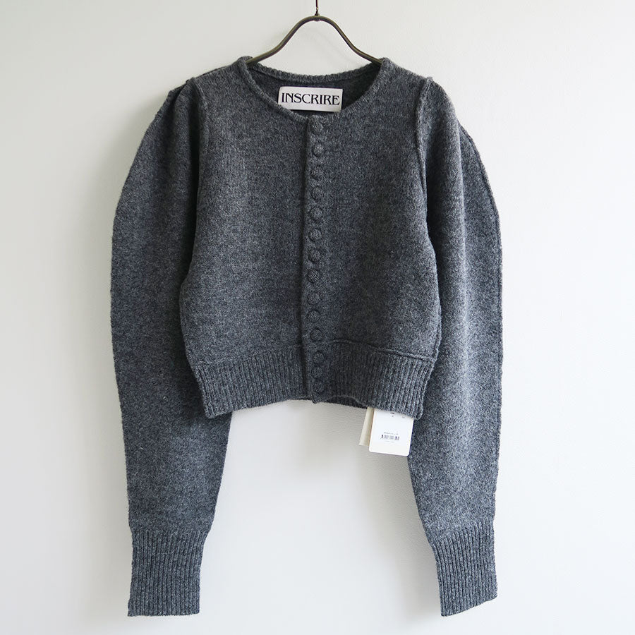 【INSCRIRE/アンスクリア】<br>Shoulder Cardigan <br>I24AW-K15