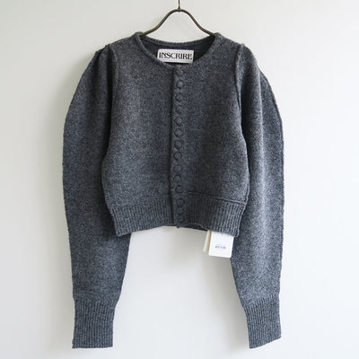 【INSCRIRE/アンスクリア】<br>Shoulder Cardigan <br>I24AW-K15