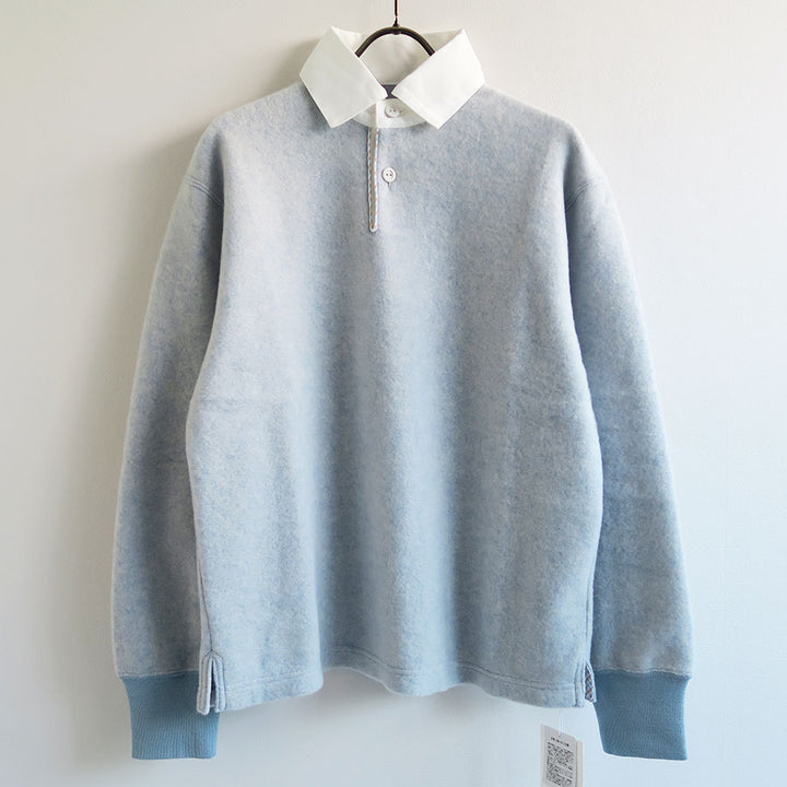 FUMIKA UCHIDA/フミカウチダ】Wool French Terry Rugby Shirt Y-SH001