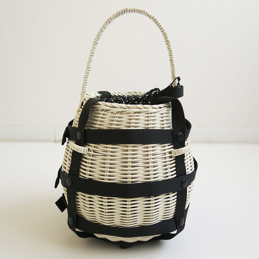【JUN MIKAMI/ジュンミカミ】<br>ボンバーバスケットバッグ <br>25AW-20-K