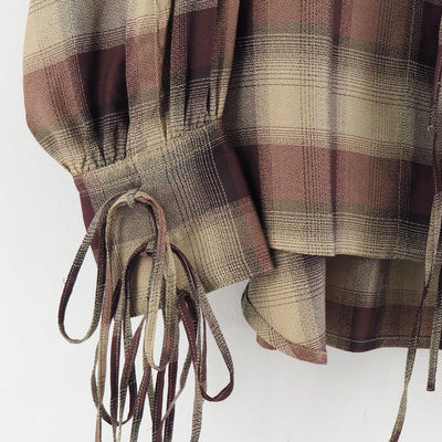 【SUGARHILL/シュガーヒル】<br>PLAID STRING SHIRTS <br>25330505