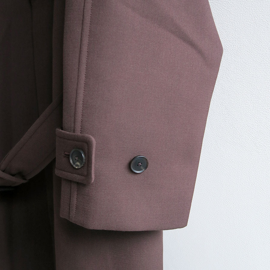 【9/5からポイント10%還元】<br>【AURALEE/オーラリー】<br>TWISTED DOUBLE CLOTH COAT <br>A25AC02WD