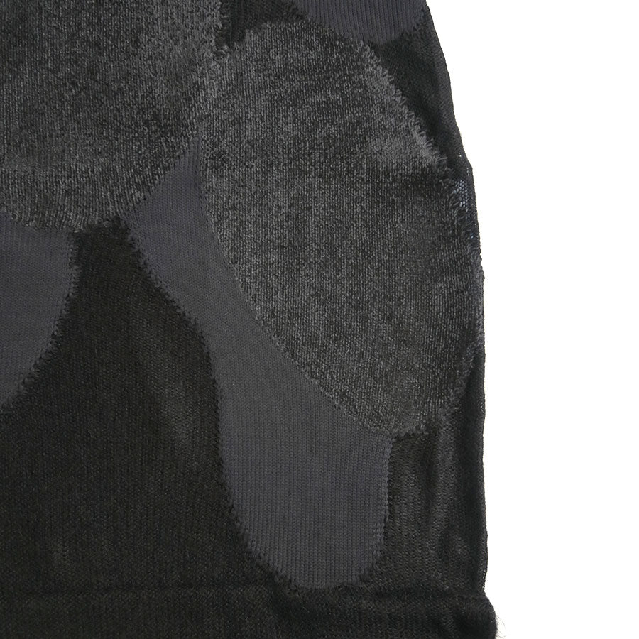 【Mame Kurogouchi/マメ】<br>"Katachi" Motif Knited Dress <br>MM25FW-KN067