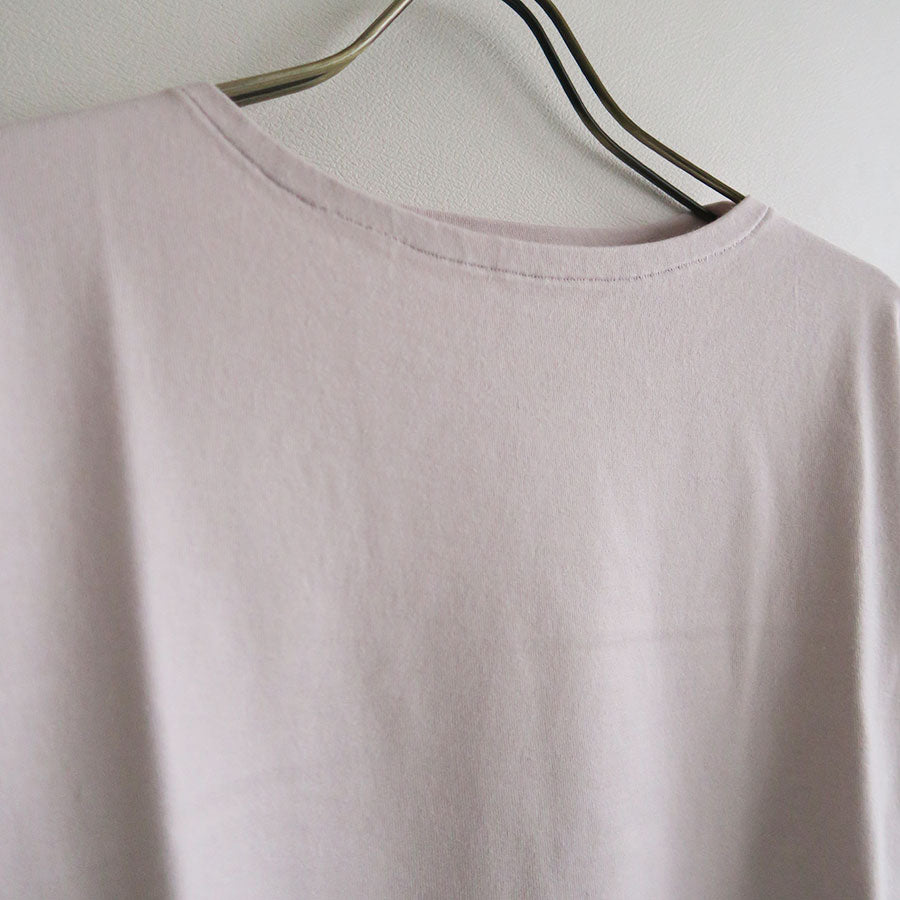 【AURALEE/オーラリー】<br>PIMA COTTON JERSEY BOAT NECK P/O <br>A25SP01PC