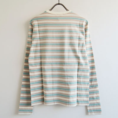 【AURALEE/オーラリー】<br>GRADIENT STRIPE JERSEY L/S TEE <br>A25AP03GJ