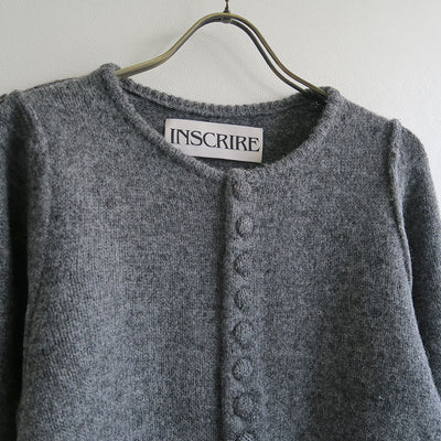 【INSCRIRE/アンスクリア】<br>Shoulder Cardigan <br>I24AW-K15