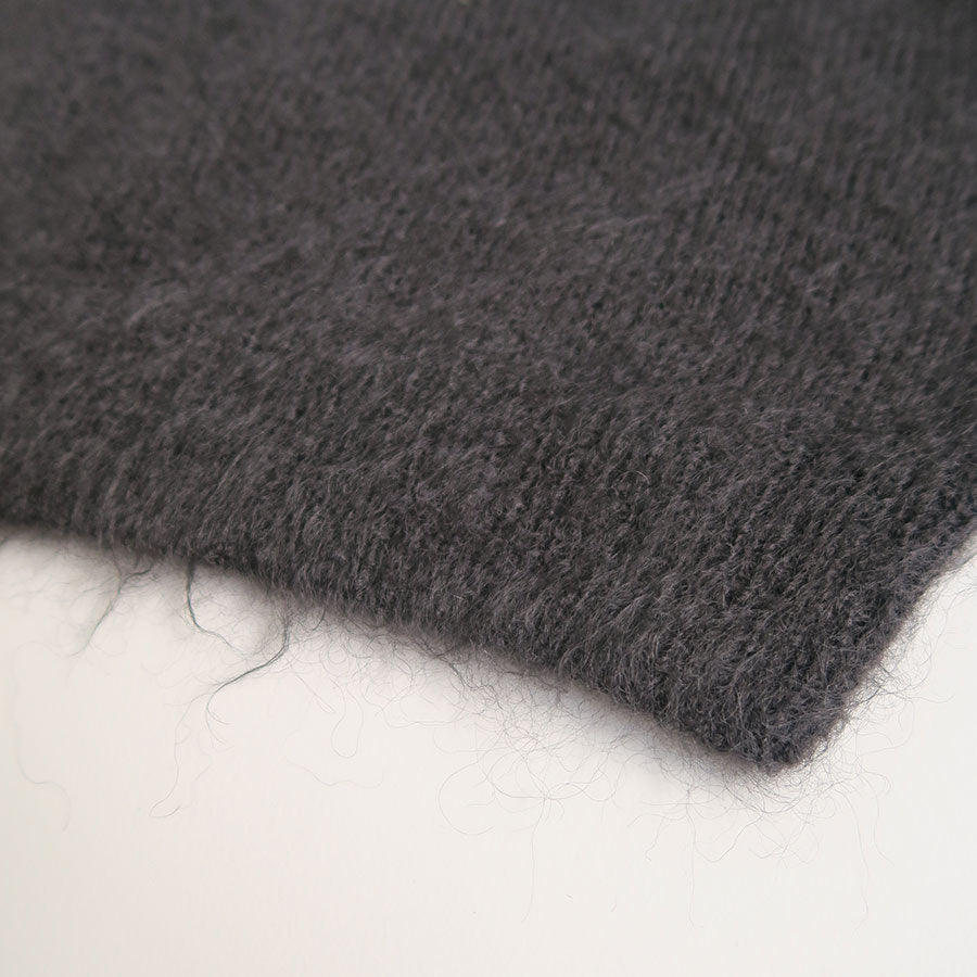 【AURALEE/オーラリー】<br>BRUSHED SUPER KID MOHAIR KNIT P/O <br>A24AP05KM