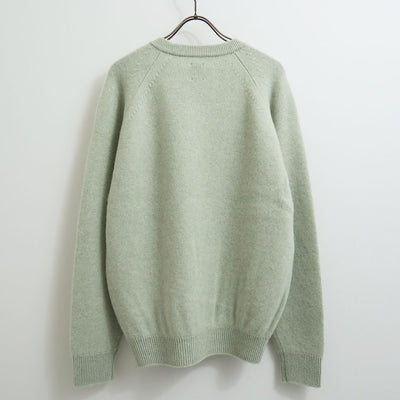【BATONER/バトナー】<br>CASHMERE FOX TENJIKU RAGRAN CREW NECK <br>BN-25FM-056