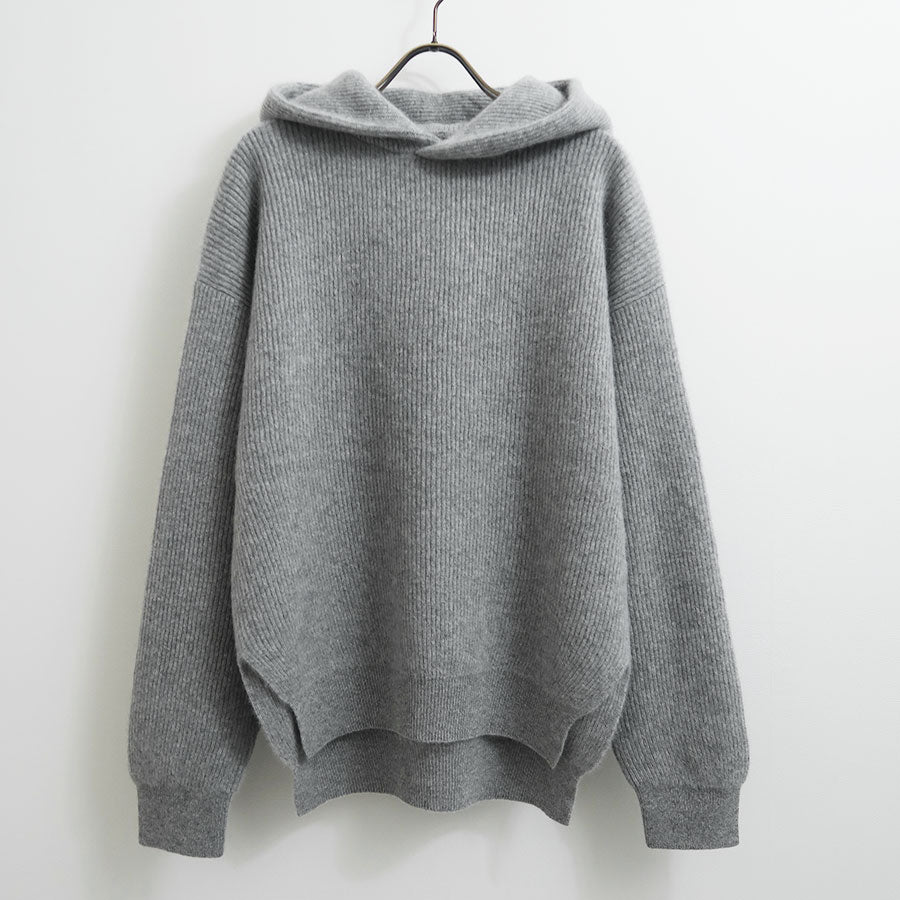 【BATONER/バトナー】<br>CASHMERE FOX PULL PARKER <br>BN-25FL-043