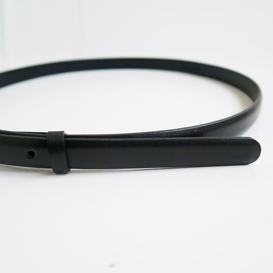 マメ　mame Cow Hide Leather Narrow Belt Mame Kurogouchi/マメ】Cow Hide Leather Narrow Belt MM26FW-AC306の