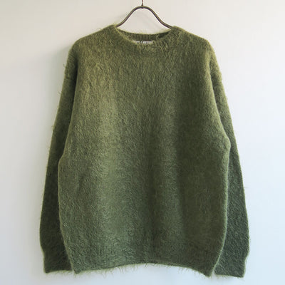 【10/3からポイント10%還元】<br>【AURALEE/オーラリー】<br>BRUSHED SUPER KID MOHAIR KNIT P/O <br>A25AP04KM
