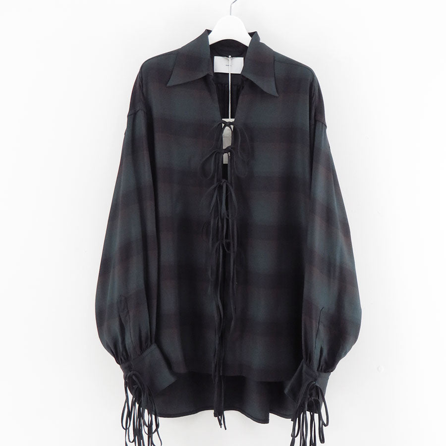 【SUGARHILL/シュガーヒル】<br>PLAID STRING SHIRTS <br>25330505