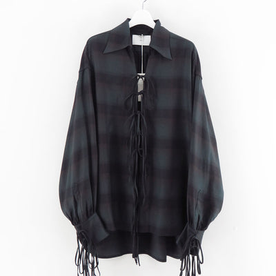 【SUGARHILL/シュガーヒル】<br>PLAID STRING SHIRTS <br>25330505