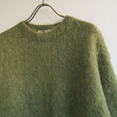 【10/3からポイント10%還元】<br>【AURALEE/オーラリー】<br>BRUSHED SUPER KID MOHAIR KNIT P/O <br>A25AP04KM