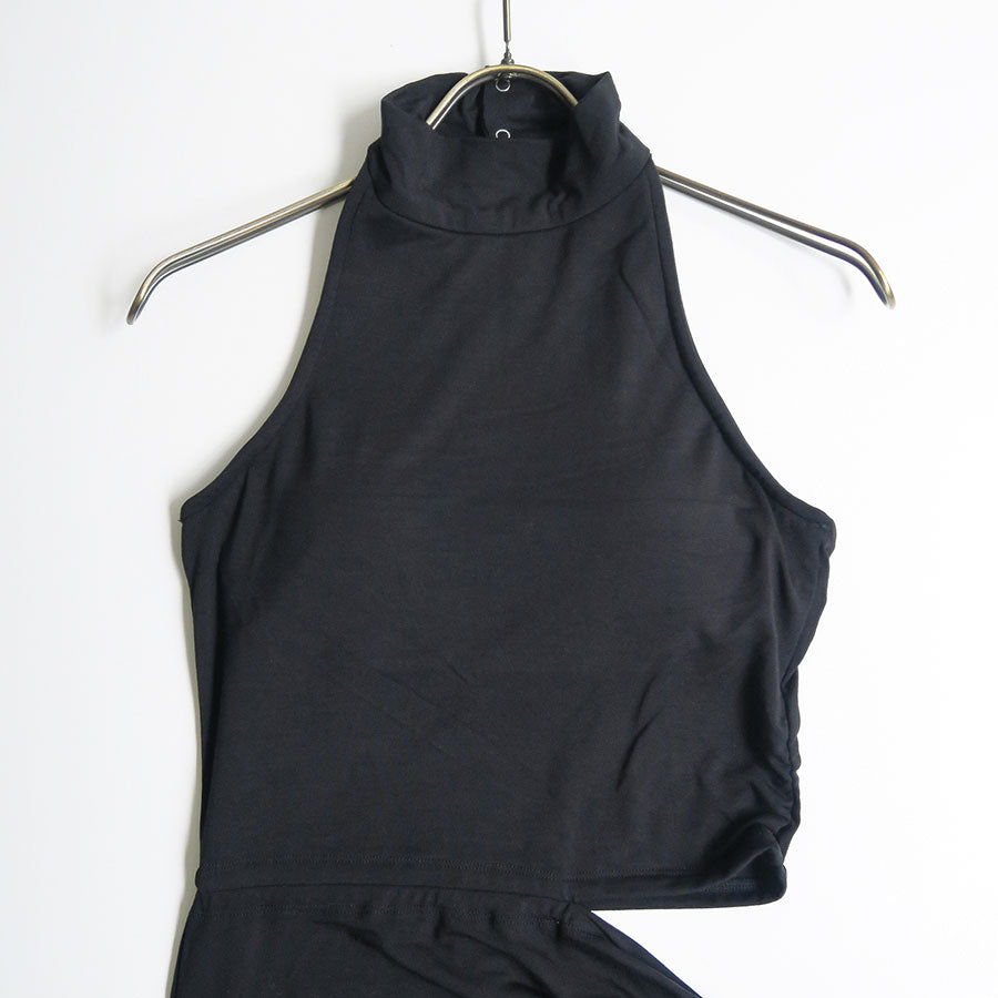 【determ/デターム】<br>Collagen Halter Slit Dress <br>DT00DR09