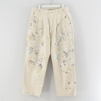 【HERILL/ヘリル】<br>Backsatin splash Utilitypants <br>23-030-HL-8050-3