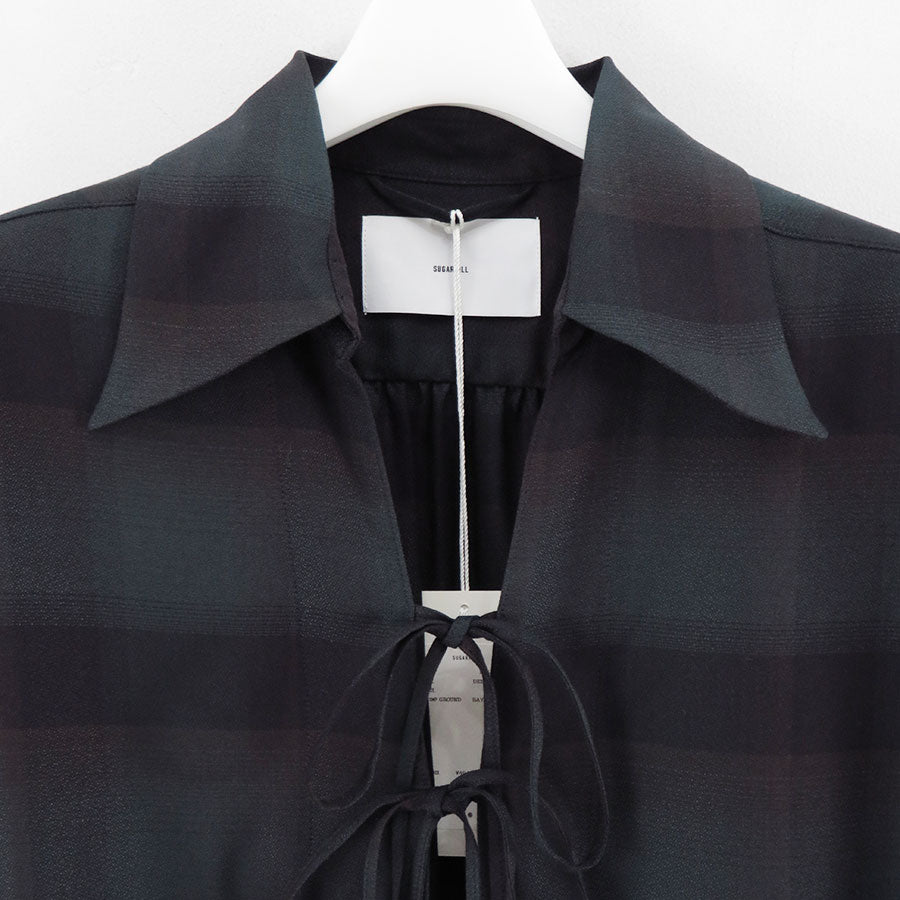 【SUGARHILL/シュガーヒル】<br>PLAID STRING SHIRTS <br>25330505