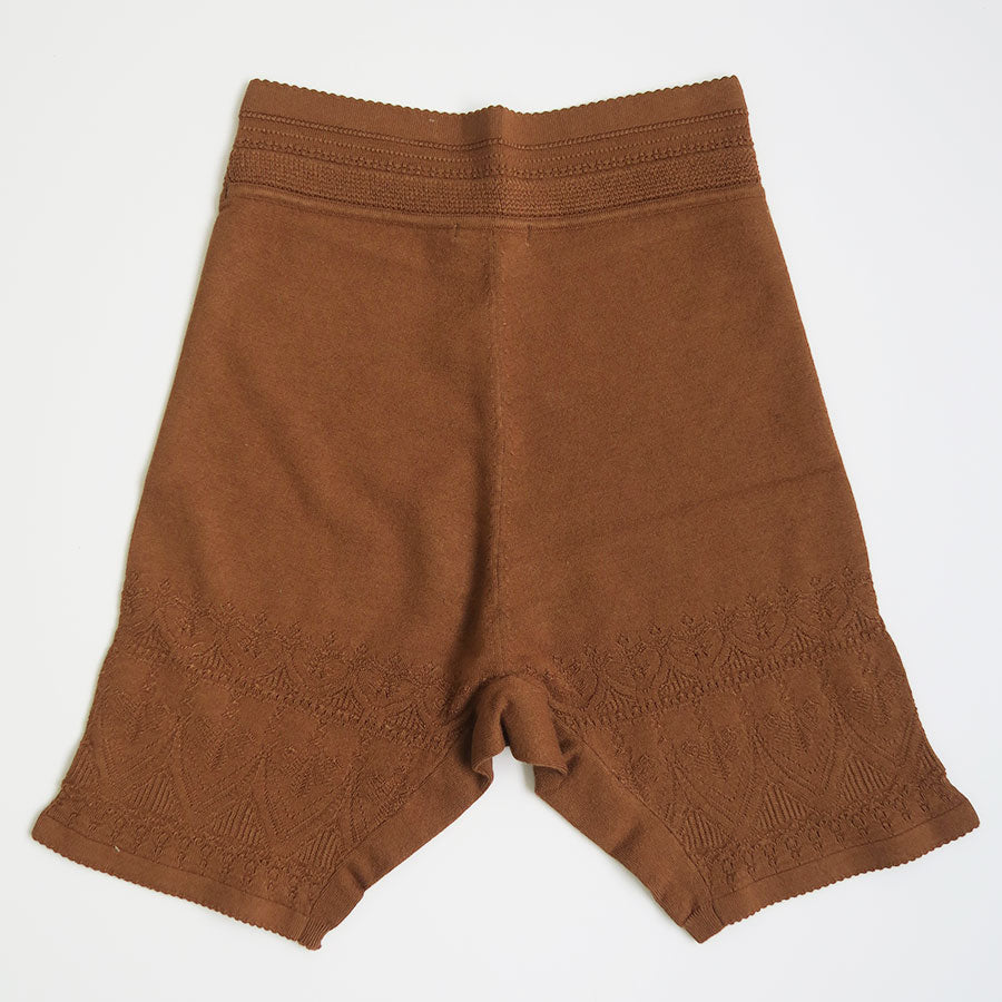 【FUMIKA UCHIDA/フミカウチダ】<br>SILK LACE KNITTING GIRDLE <br>W-KT004