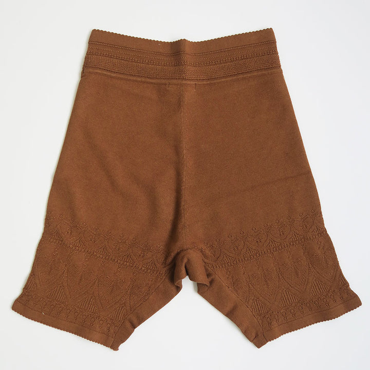 FUMIKA UCHIDA/フミカウチダ】SILK LACE KNITTING GIRDLE W