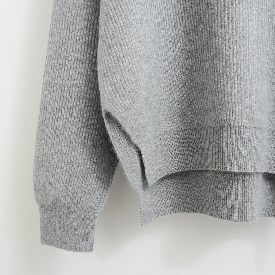 【BATONER/バトナー】<br>CASHMERE FOX PULL PARKER <br>BN-25FL-043