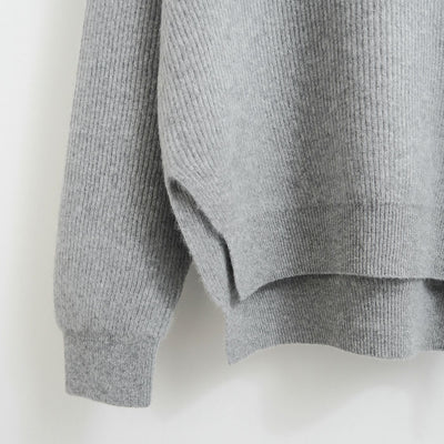 【BATONER/バトナー】<br>CASHMERE FOX PULL PARKER <br>BN-25FL-043