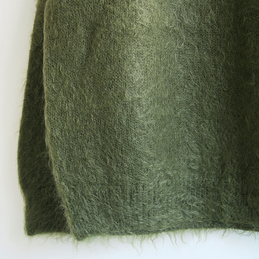 【10/3からポイント10%還元】<br>【AURALEE/オーラリー】<br>BRUSHED SUPER KID MOHAIR KNIT P/O <br>A25AP04KM