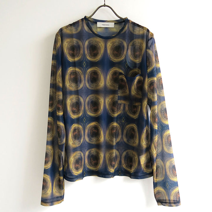 FUMIE TANAKA/フミエタナカ】sheer print longT F26S-34の通販 FUMIE TANAKA/フミエタナカ】sheer print longT F26S-34の通販