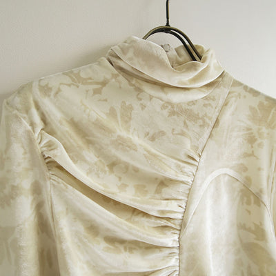 【PHOTOCOPIEU/フォトコピュー】<br>ASYMMETRIC JERSEY TOP (OONA) <br>252OON