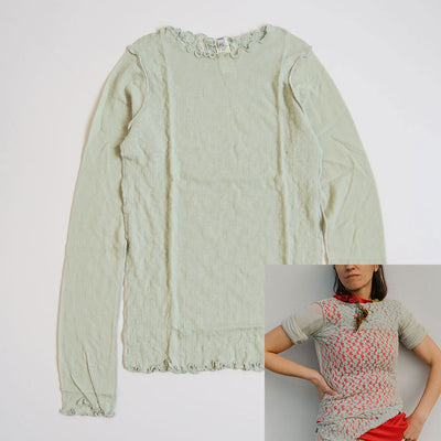 【Baserange/ベースレンジ】<br>KENRU LONG SLEEVE TEE <br>TTKLS-WR-WI25