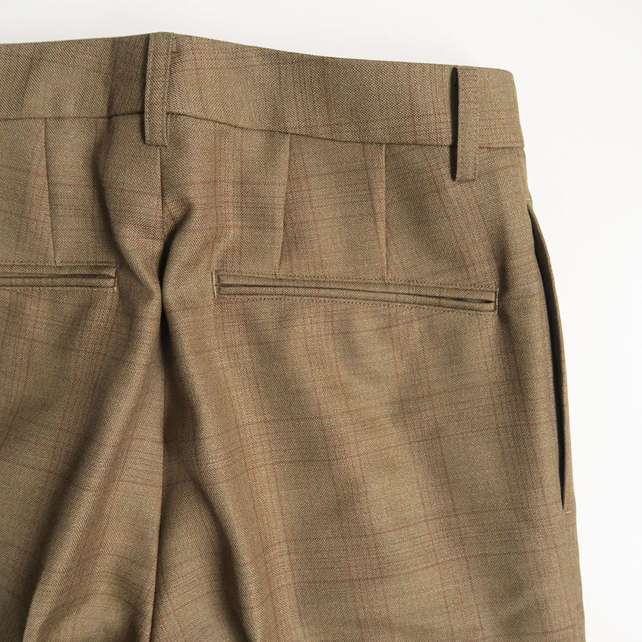 【AURALEE/オーラリー】<br>BLUEFACED WOOL TWO-TUCK SLACKS <br>A25SP05BA