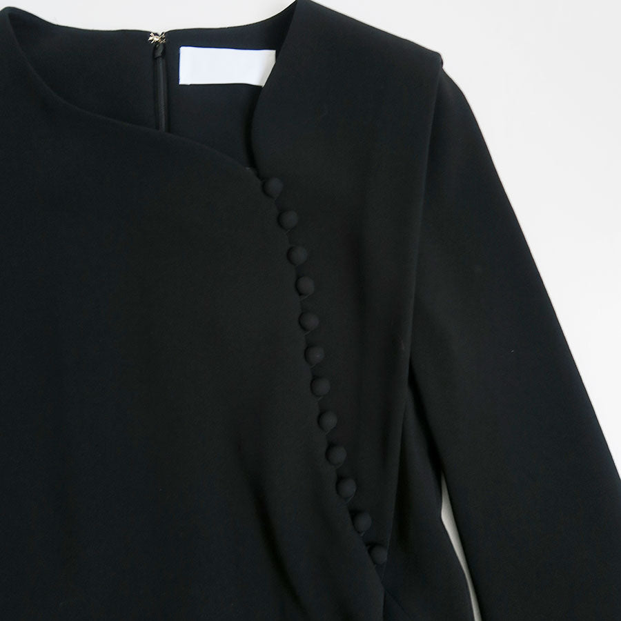 結構前の物になりますが Mame Kurogouchi/マメ】Triacetate Polyester Asymmetrical Neck Dress