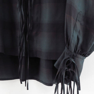 【SUGARHILL/シュガーヒル】<br>PLAID STRING SHIRTS <br>25330505