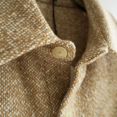 【9/5からポイント10%還元】<br>【AURALEE/オーラリー】<br>HOMESPUN TWEED SHIRT BLOUSON <br>A25AB04HT