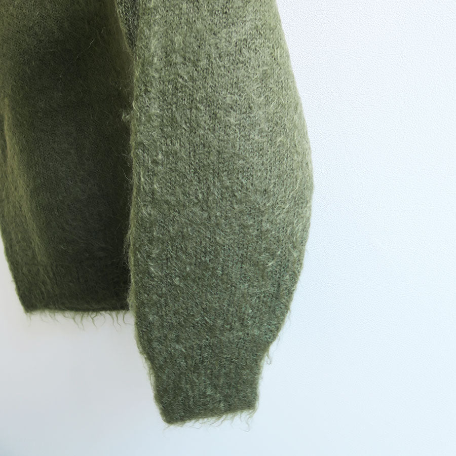 【10/3からポイント10%還元】<br>【AURALEE/オーラリー】<br>BRUSHED SUPER KID MOHAIR KNIT P/O <br>A25AP04KM