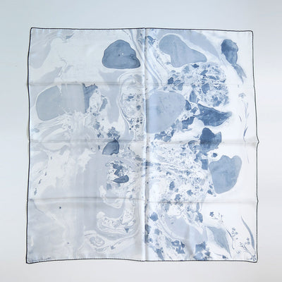 【Mame Kurogouchi/マメ】<br>Hand Printed Silk Scarf <br>MM25FW-AC320
