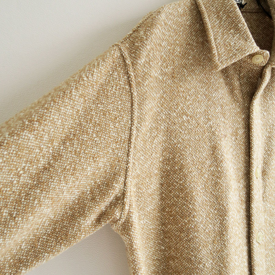【9/5からポイント10%還元】<br>【AURALEE/オーラリー】<br>HOMESPUN TWEED SHIRT BLOUSON <br>A25AB04HT