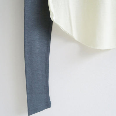 【INSCRIRE/アンスクリア】<br>Ragran T Shirt <br>I23AW-BC69