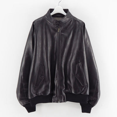 【A.PRESSE/アプレッセ】<br>Leather Harrington Jacket <br>25AAP-01-05