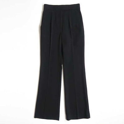【Mame Kurogouchi/マメ】<br>Acetate Polyester High Waisted Center Creased Suit Trousers <br>MM25FW-PT115
