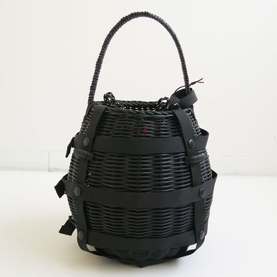 【JUN MIKAMI/ジュンミカミ】<br>ボンバーバスケットバッグ <br>25AW-20-K