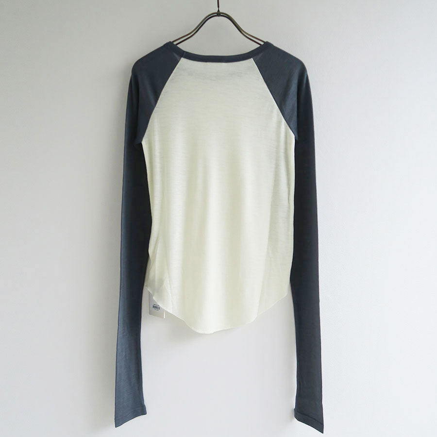 【INSCRIRE/アンスクリア】<br>Ragran T Shirt <br>I23AW-BC69