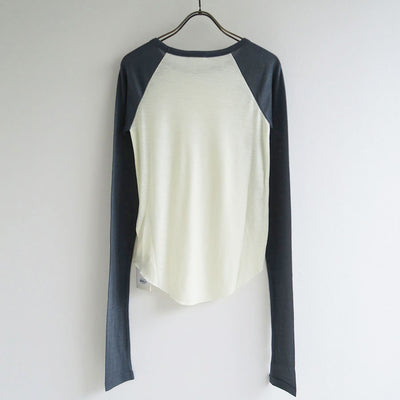 【INSCRIRE/アンスクリア】<br>Ragran T Shirt <br>I23AW-BC69