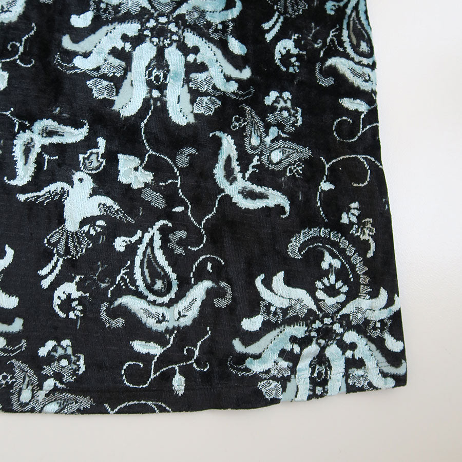 【Mame Kurogouchi/マメ】<br>Velour Jersey High Neck Dress <br>MM25FW-JS096