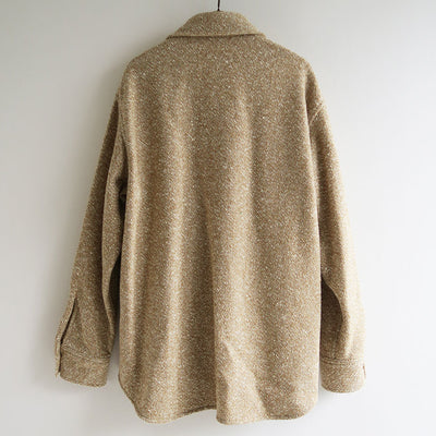 【9/5からポイント10%還元】<br>【AURALEE/オーラリー】<br>HOMESPUN TWEED SHIRT BLOUSON <br>A25AB04HT